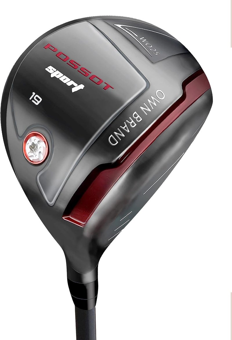 POSSOT Golf Fairway Wood, 3/5 Wood with Graphite Shafts for Man's, Golf Club with Premium Regular and Stiff Flex Shaft, Right Handed - Image 1